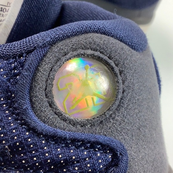 Nike Air Jordan Retro 13 Flint Blue sneakers size 9C Toddler - Picture 4 of 16